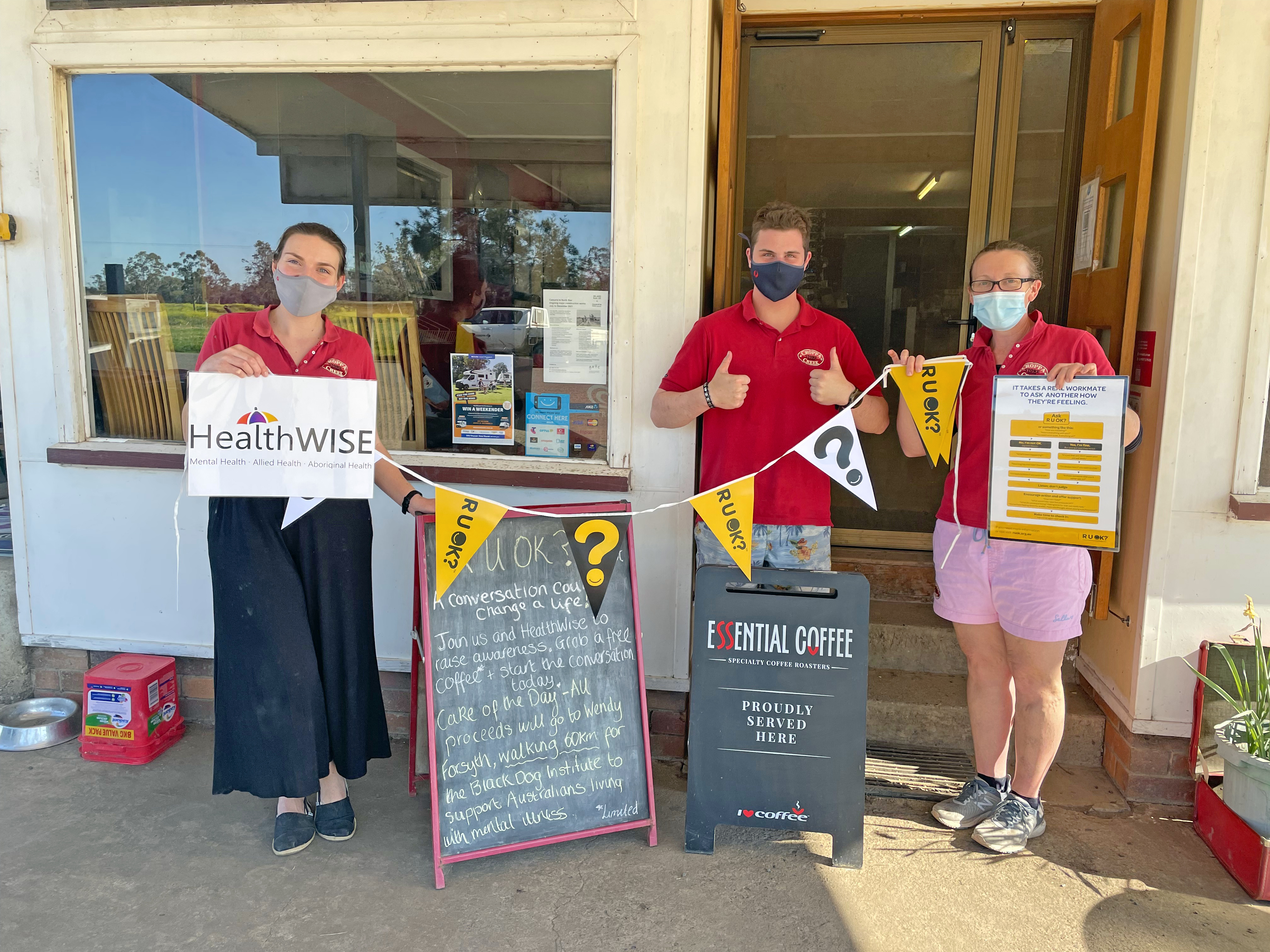 Croppa Creek Store RUOK Day HealthWISE